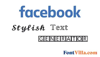 Facebook Font generator