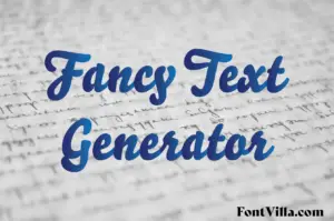 Fancy text generator