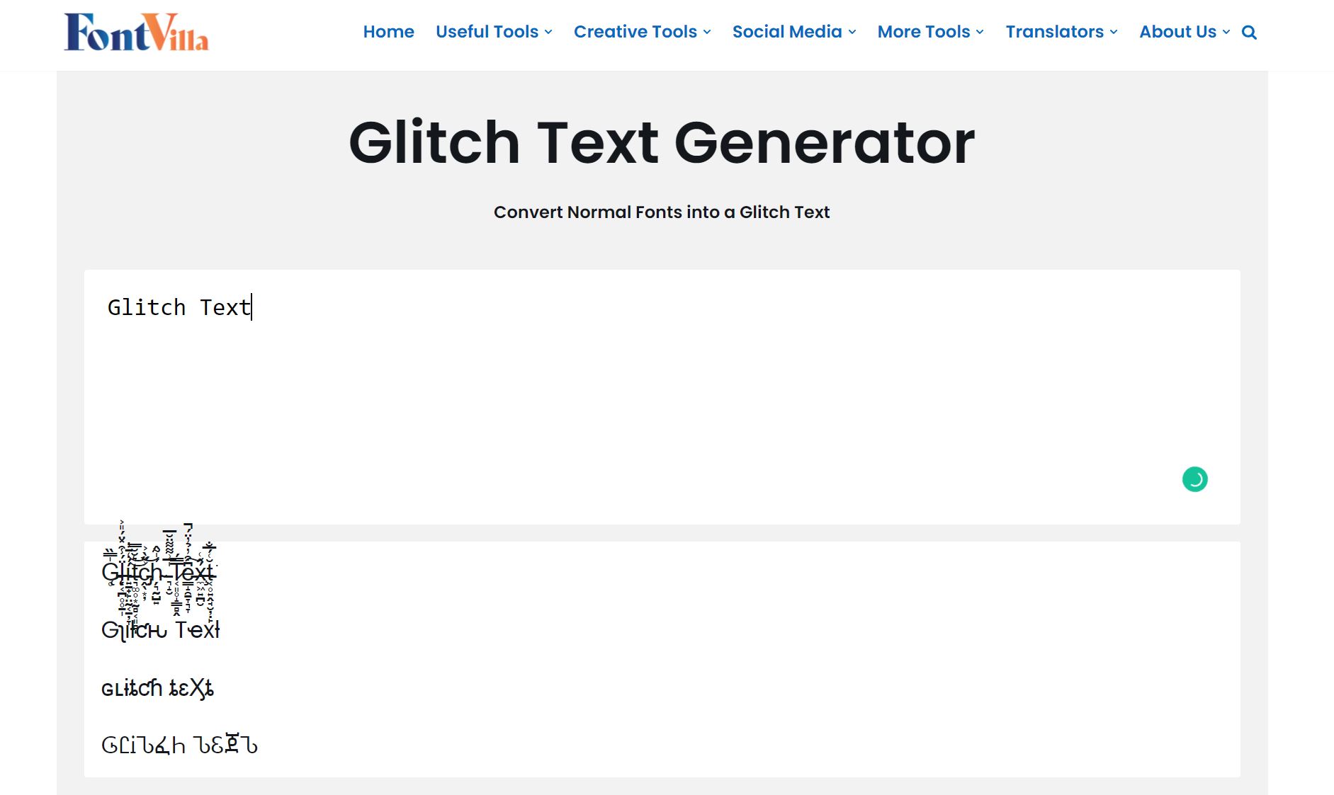 Free Glitch Text Generator