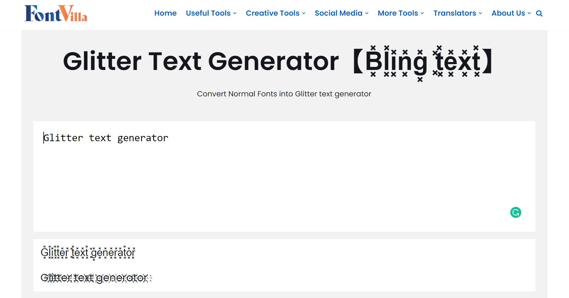 Glitter Generator 【B͓̽l͓̽i͓̽n͓̽g͓̽ ͓̽t͓̽e͓̽x͓̽t͓̽】 FontVilla.com